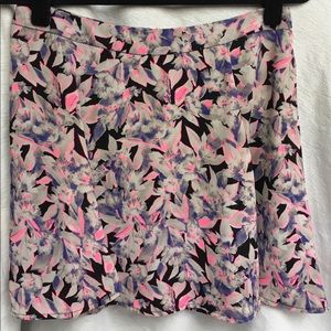 Lush graphic print mini skirt